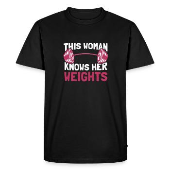 Bodybuilding Bodybuilders - Men's Premium Organic T-Shirt - black - Front - Nico (187cm)