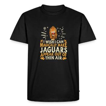 Jaguar - Men's Premium Organic T-Shirt - black - Front - Nico (187cm)