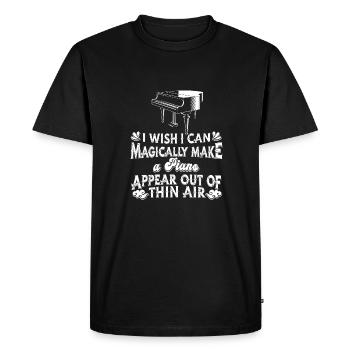 Klavier Pianiste piano - T-shirt Premium bio Homme - noir - Devant - Nico (187cm)