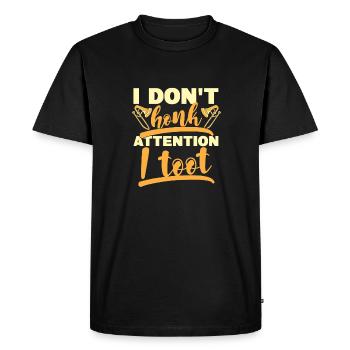 Trombone - Men's Premium Organic T-Shirt - black - Front - Nico (187cm)