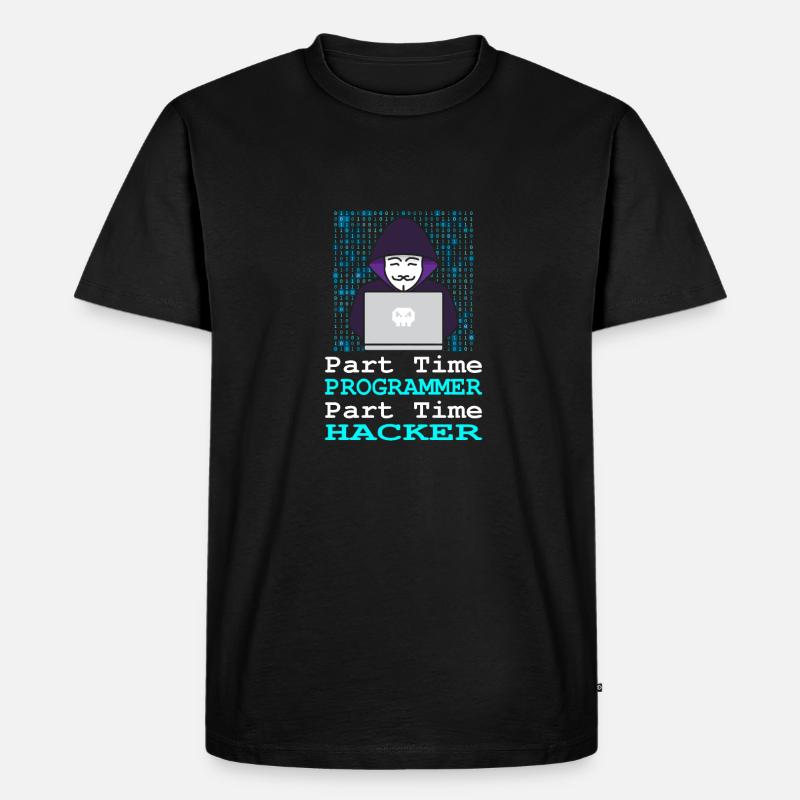 Programmeur Coder Développeur de logiciels - T-shirt Premium bio Homme - noir