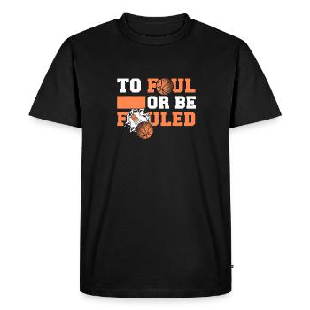 Basketball Basketballer - Men's Premium Organic T-Shirt - black - Front - Nico (187cm)