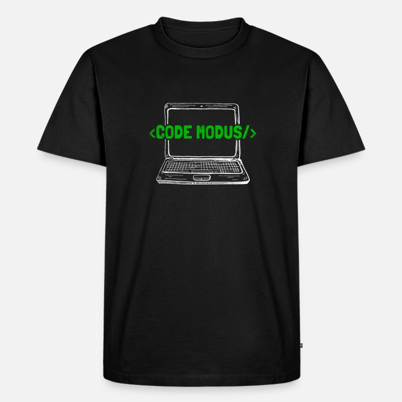 Programmierer Coder Software Entwickler - Männer Premium Bio T-Shirt - Schwarz