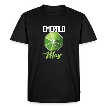 Pierres précieuses - T-shirt Premium bio Homme - noir - Devant - Nico (187cm)