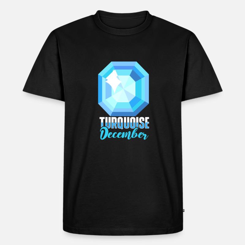 Edelsteine - Männer Premium Bio T-Shirt - Schwarz