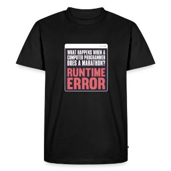 Programmer Coder Software Developer - Men's Premium Organic T-Shirt - black - Front - Nico (187cm)