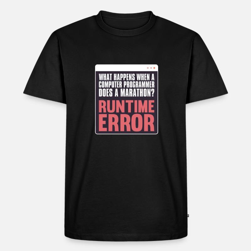 Programmer Coder Software Developer - Men's Premium Organic T-Shirt - black