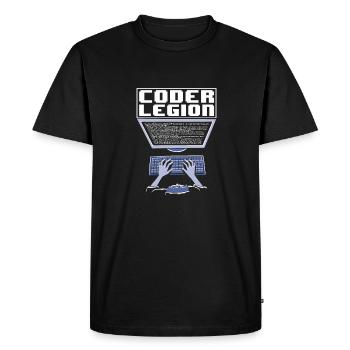 Programmer Coder Software Developer - Men's Premium Organic T-Shirt - black - Front - Nico (187cm)