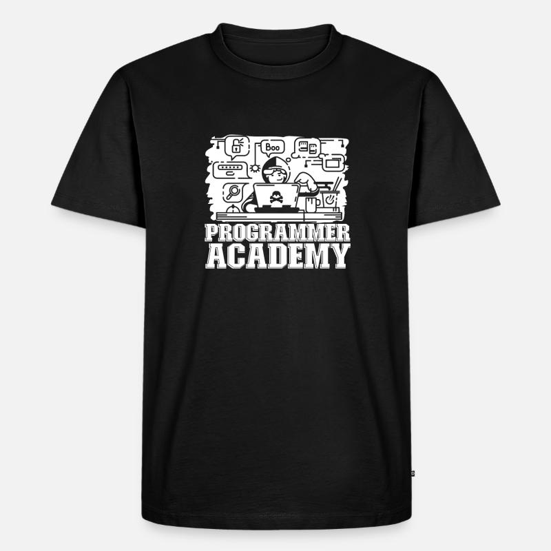 Programmer Coder Software Developer - Men's Premium Organic T-Shirt - black