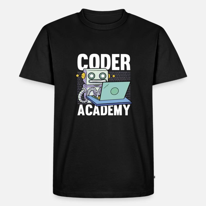 Programmer Coder Software Developer - Men's Premium Organic T-Shirt - black