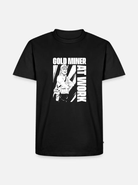 Gold Mining Gold Mine - Men's Premium Organic T-Shirt - black