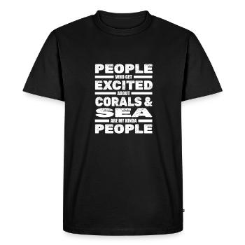 Plongée sous-marine Plongée plongeur - T-shirt Premium bio Homme - noir - Devant - Nico (187cm)