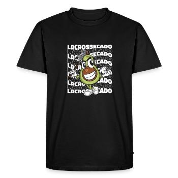 Lacrosse - T-shirt Premium bio Homme - noir - Devant - Nico (187cm)