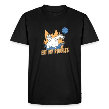 Waterpolo - T-shirt Premium bio Homme - noir - Devant - Nico (187cm)