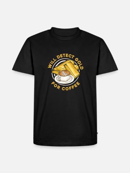 Gold Mining Gold Mine - Men's Premium Organic T-Shirt - black