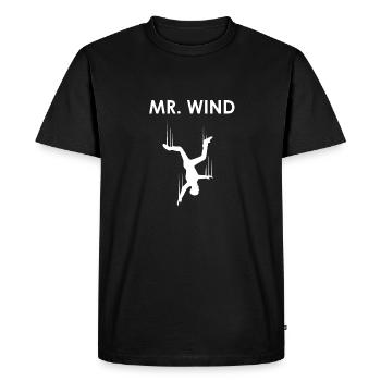 Parachutisme intérieur - T-shirt Premium bio Homme - noir - Devant - Nico (187cm)