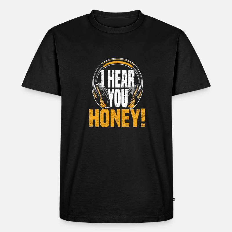 Tontechniker Sound Audio Engineer - Männer Premium Bio T-Shirt - Schwarz