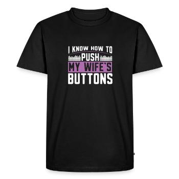 Ingénieur du son Tontechniker - T-shirt Premium bio Homme - noir - Devant - Nico (187cm)