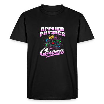 Physicien physicien - T-shirt Premium bio Homme - noir - Devant - Nico (187cm)