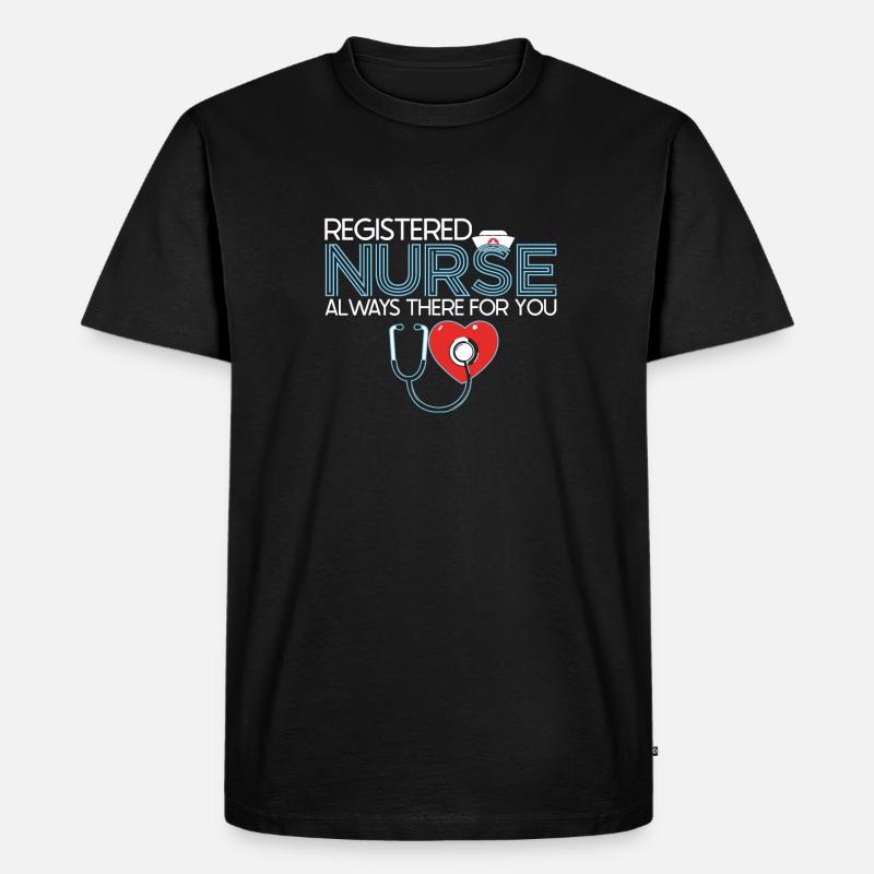 Krankenschwester - Männer Premium Bio T-Shirt - Schwarz