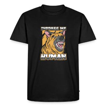 Deutscher Schäferhund Berger allemand - T-shirt Premium bio Homme - noir - Devant - Nico (187cm)