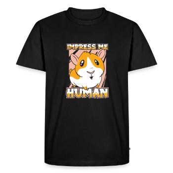 Guinea pig Guinea pig - Men's Premium Organic T-Shirt - black - Front - Nico (187cm)