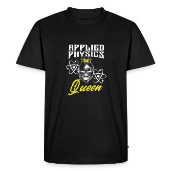 Physicien physicien - T-shirt Premium bio Homme - noir - Devant - Nico (187cm)