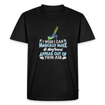 Planche à voile Windsurfen - T-shirt Premium bio Homme - noir - Devant - Nico (187cm)