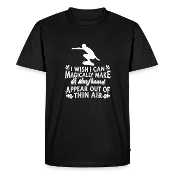 Surf Surfer Surfer - T-shirt Premium bio Homme - noir - Devant - Nico (187cm)