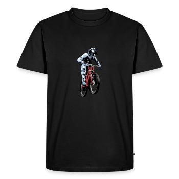 VTT VTT VTT VTT - T-shirt Premium bio Homme - noir - Devant - Nico (187cm)