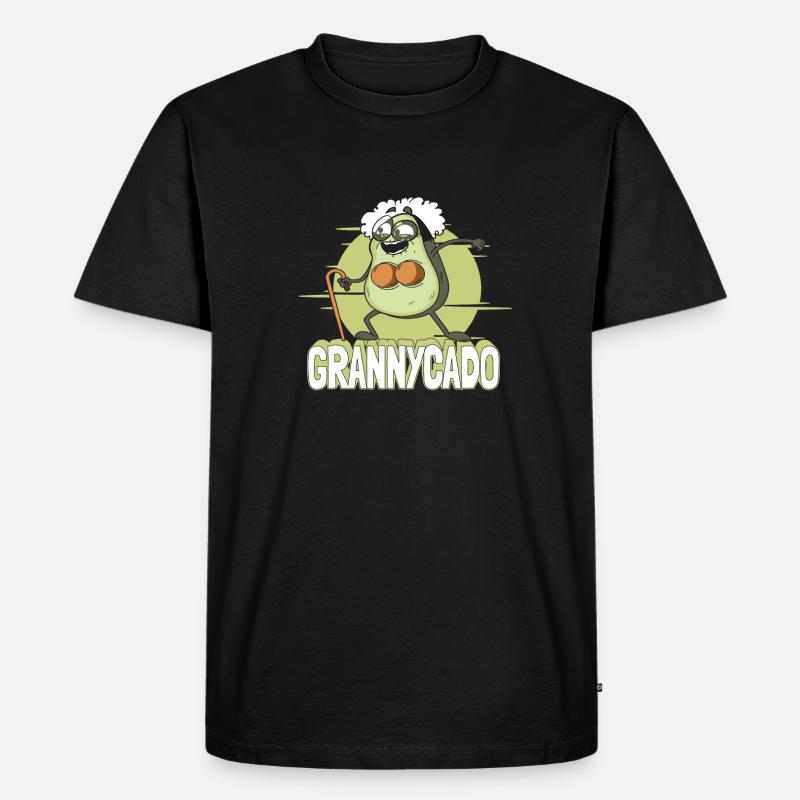 Großmutter Oma Omi - Männer Premium Bio T-Shirt - Schwarz
