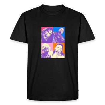Zombie Halloween Pop Art - Men's Premium Organic T-Shirt - black - Front - Nico (187cm)