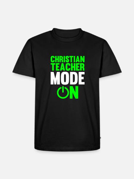 Teacher of Religion Religious Education - Men's Premium Organic T-Shirt - black