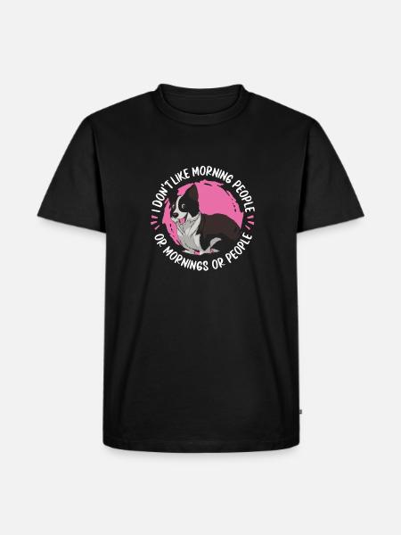 Border Collie - Men's Premium Organic T-Shirt - black
