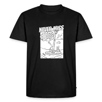 Digging Treasure Metal Detector - Men's Premium Organic T-Shirt - black - Front - Nico (187cm)