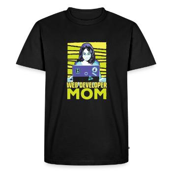 Web Developer Web Developer Web Developer - Men's Premium Organic T-Shirt - black - Front - Nico (187cm)