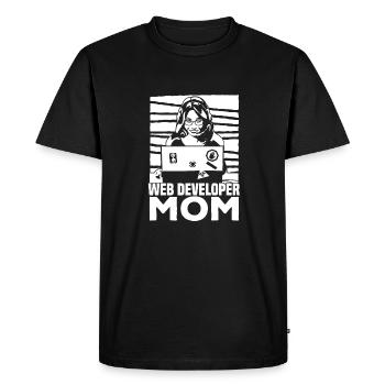 Web Developer Web Developer Web Developer - Men's Premium Organic T-Shirt - black - Front - Nico (187cm)