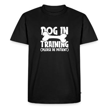 Dog Trainer Dog Trainer - Men's Premium Organic T-Shirt - black - Front - Nico (187cm)