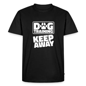 Dresseur de chiens Dresseur de chiens - T-shirt Premium bio Homme - noir - Devant - Nico (187cm)