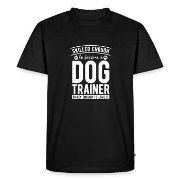 Dresseur de chiens Dresseur de chiens - T-shirt Premium bio Homme - noir - Devant - Nico (187cm)