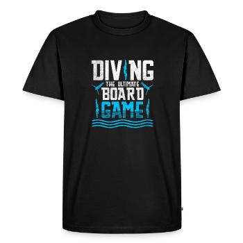 Diving Divers - Men's Premium Organic T-Shirt - black - Front - Nico (187cm)