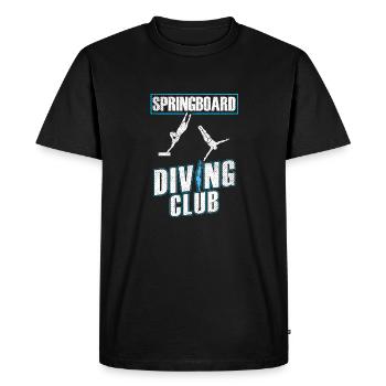 Diving Diving Club - Men's Premium Organic T-Shirt - black - Front - Nico (187cm)