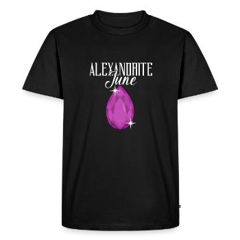 Des prospecteurs à la recherche d’un trésor - T-shirt Premium bio Homme - noir - Devant - Nico (187cm)