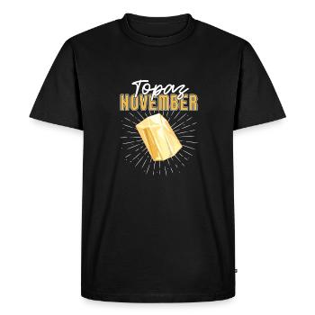 Des prospecteurs à la recherche d’un trésor - T-shirt Premium bio Homme - noir - Devant - Nico (187cm)