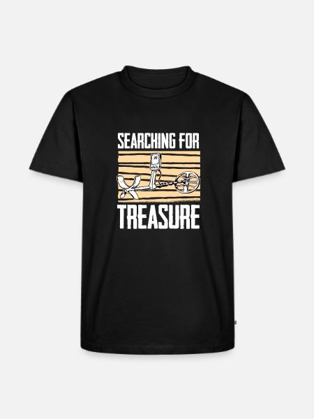 Prospectors Digging Treasure - Men's Premium Organic T-Shirt - black