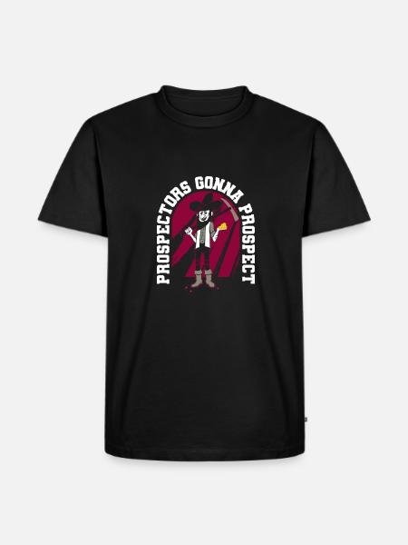 Prospectors Digging Treasure - Men's Premium Organic T-Shirt - black