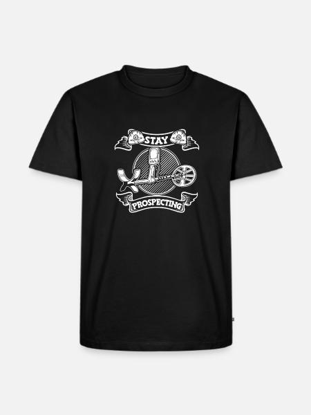 Prospectors Digging Treasure - Men's Premium Organic T-Shirt - black