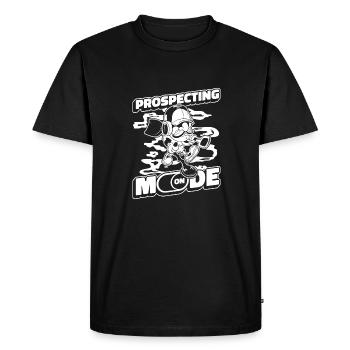 Des prospecteurs à la recherche d’un trésor - T-shirt Premium bio Homme - noir - Devant - Nico (187cm)
