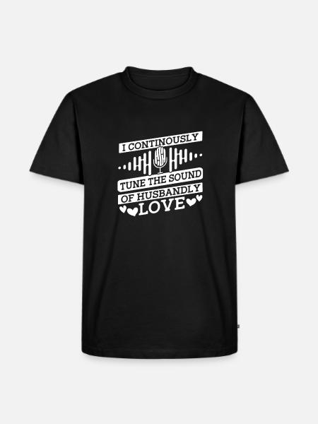 Tontechniker Toningenieur Tontechniker Ehemann - Männer Premium Bio T-Shirt - Schwarz