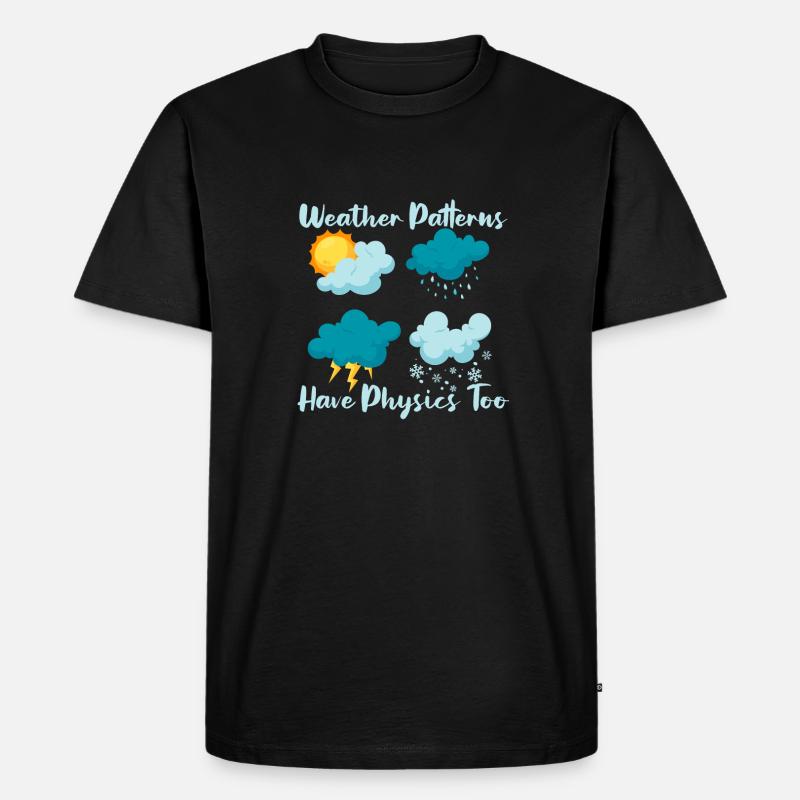 Physics Phyiker Applied Physics - Men's Premium Organic T-Shirt - black
